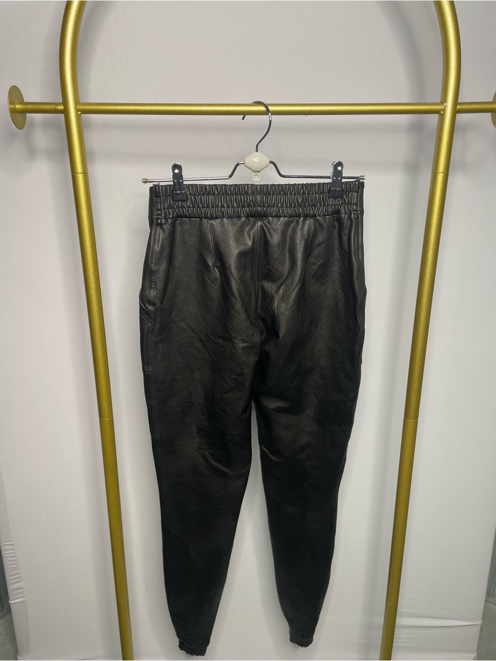 Spanx Faux Leather Jogger Pants